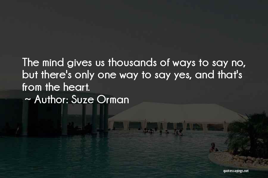 Giving From Heart Quotes By Suze Orman