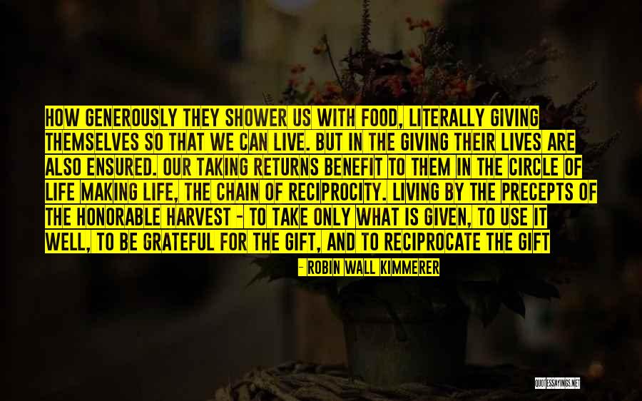 Giving Generously Quotes By Robin Wall Kimmerer Giving Generously Quotes By Robin Wall Kimmerer