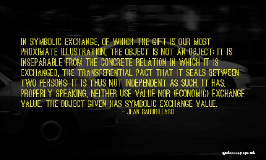 Giving Gifts Quotes By Jean Baudrillard