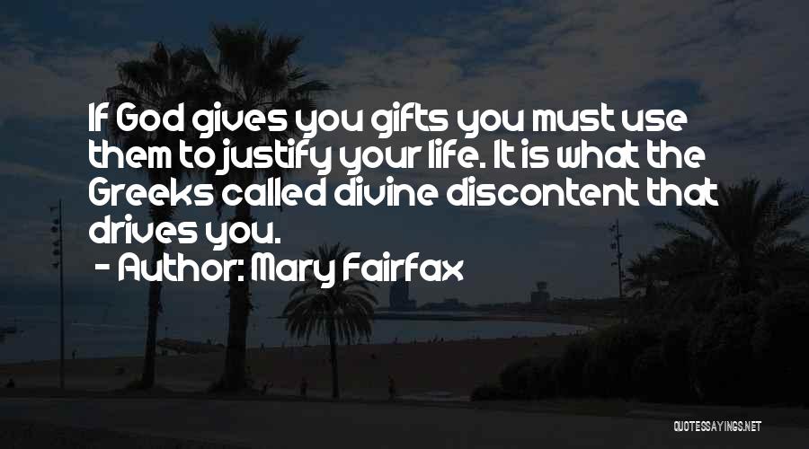 Giving Gifts Quotes By Mary Fairfax