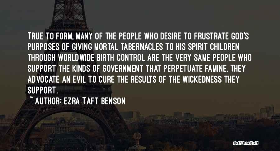 Giving God Control Quotes By Ezra Taft Benson