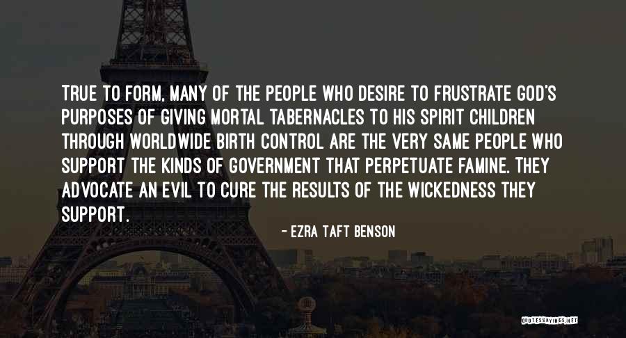 Giving God Control Quotes By Ezra Taft Benson