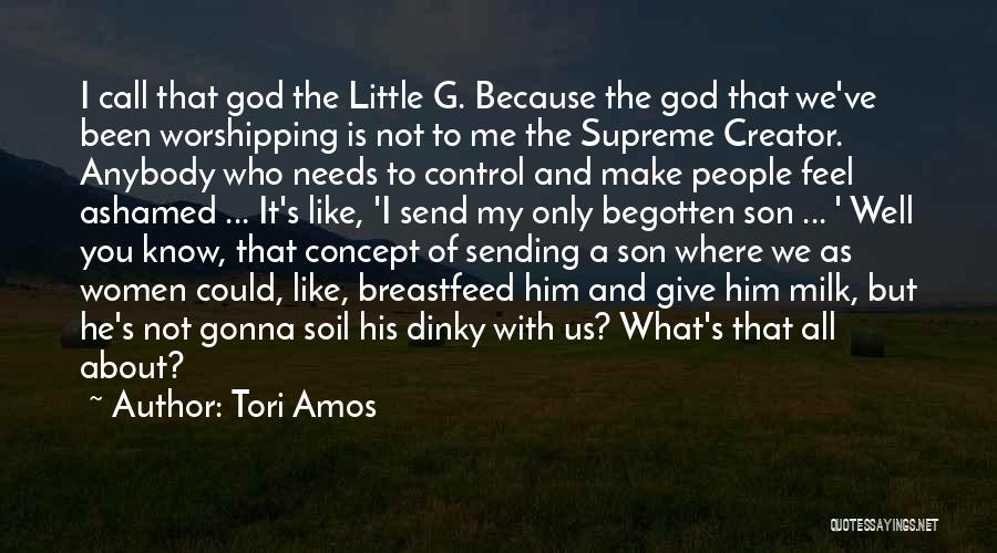 Giving God Control Quotes By Tori Amos