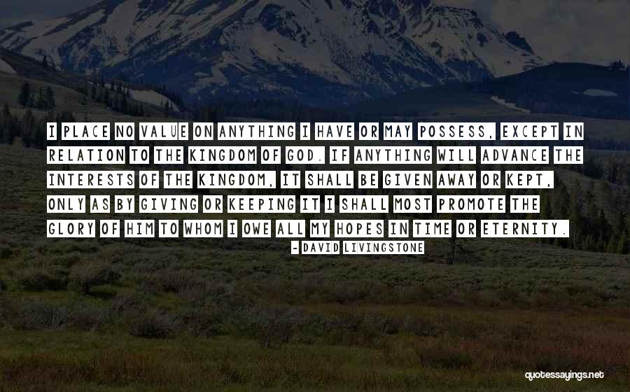 Giving God The Glory Quotes By David Livingstone Giving God The Glory Quotes By David Livingstone