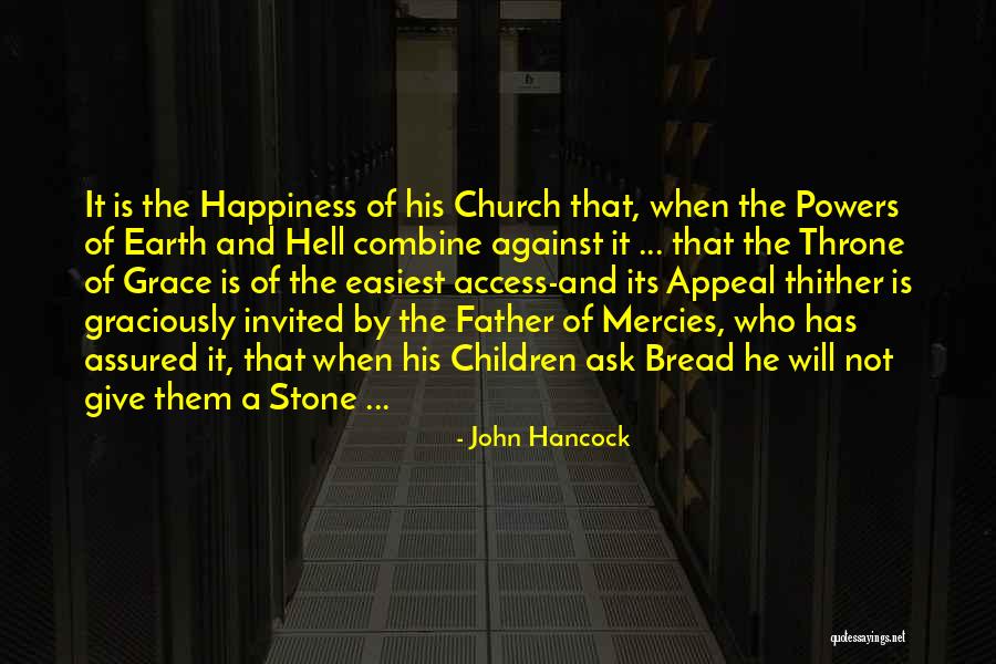 Giving Grace Quotes By John Hancock