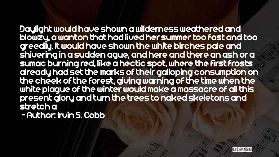 Giving Her Time Quotes By Irvin S. Cobb
