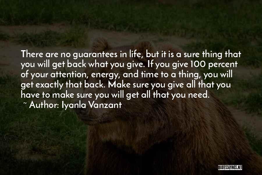 Giving In Time Of Need Quotes By Iyanla Vanzant