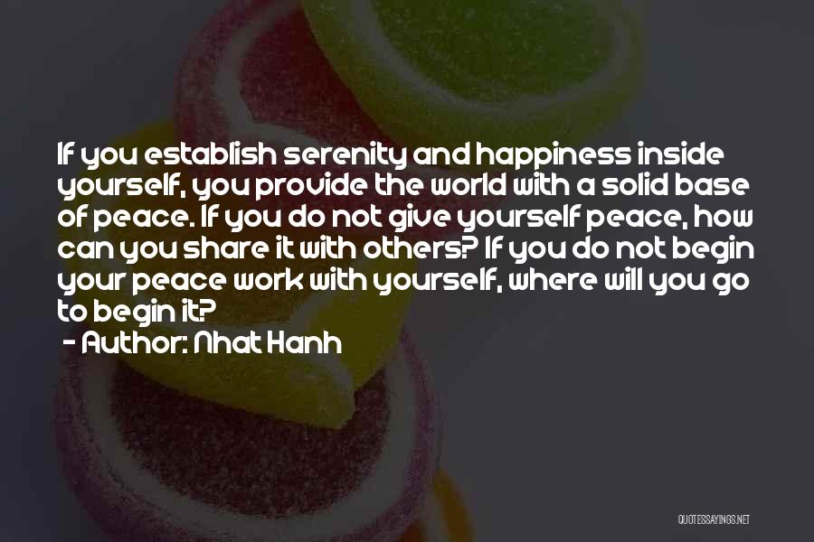 Giving It A Go Quotes By Nhat Hanh