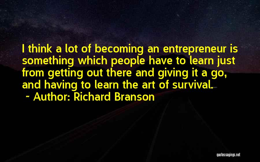 Giving It A Go Quotes By Richard Branson