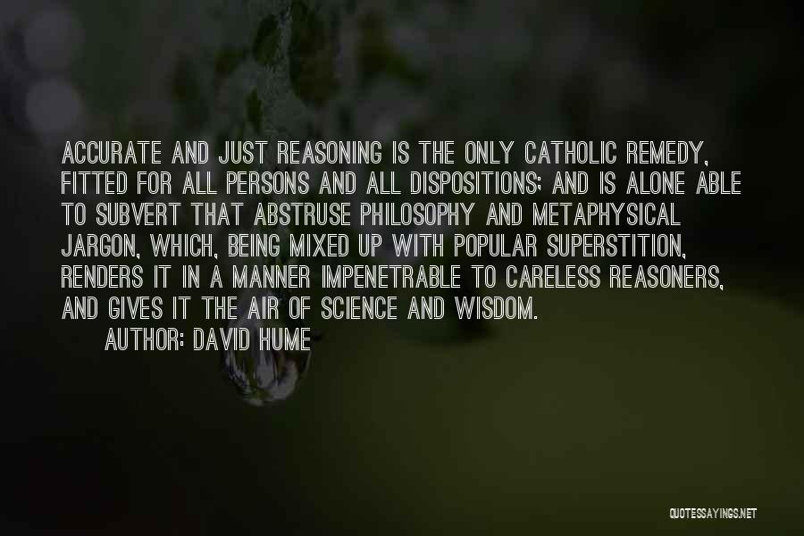 Giving It Up Quotes By David Hume