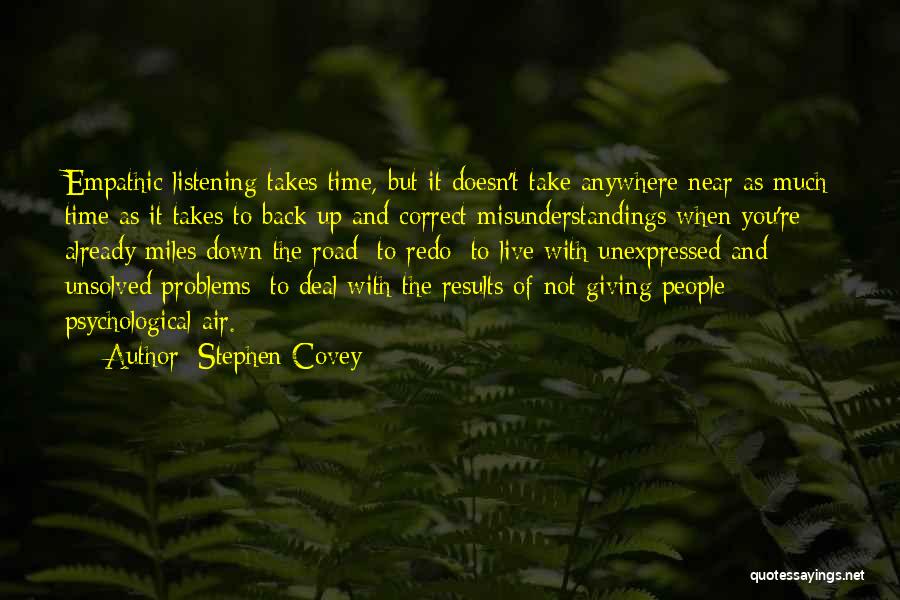 Giving It Up Quotes By Stephen Covey