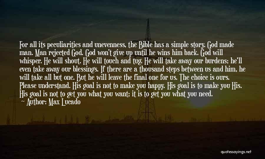Giving It Up To God Quotes By Max Lucado