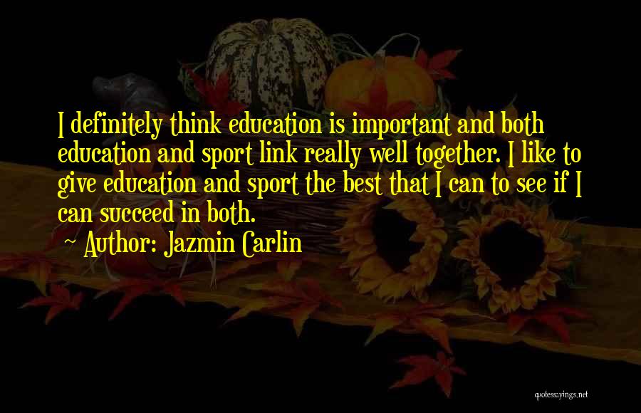 Giving It Your All In Sports Quotes By Jazmin Carlin