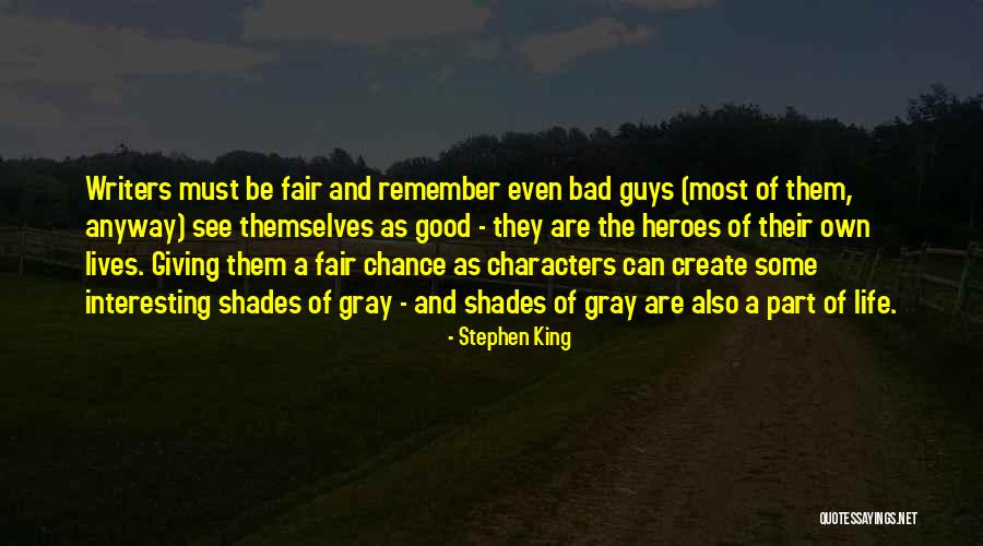 Giving Life A Chance Quotes By Stephen King