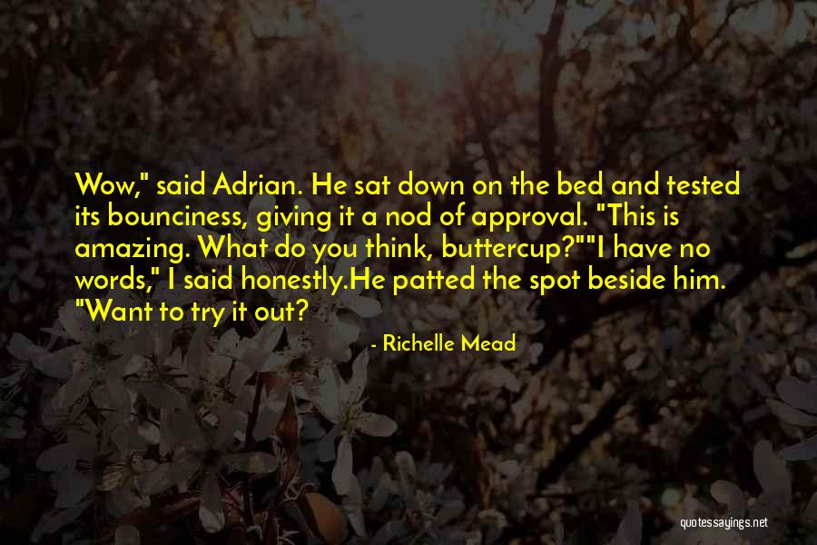 Giving Love A Try Quotes By Richelle Mead