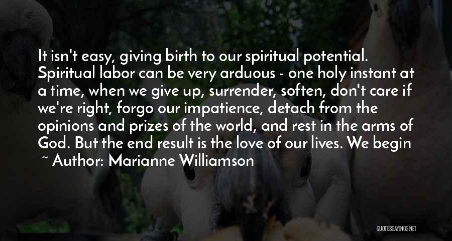 Giving Love Time Quotes By Marianne Williamson