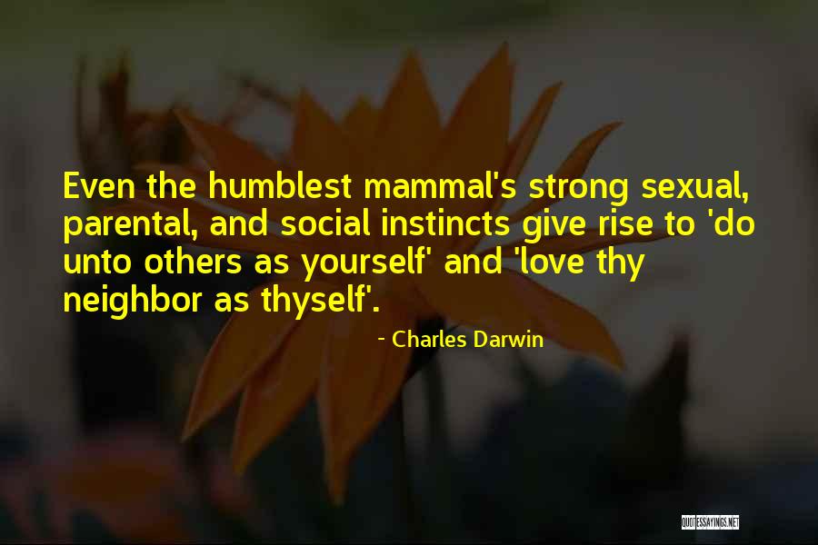 Giving Love To Others Quotes By Charles Darwin