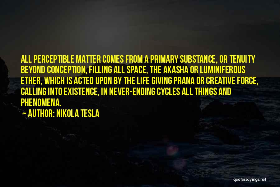 Giving Me Space Quotes By Nikola Tesla