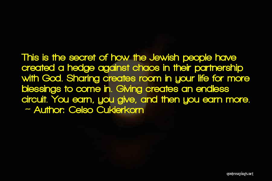 Giving Money Quotes By Celso Cukierkorn