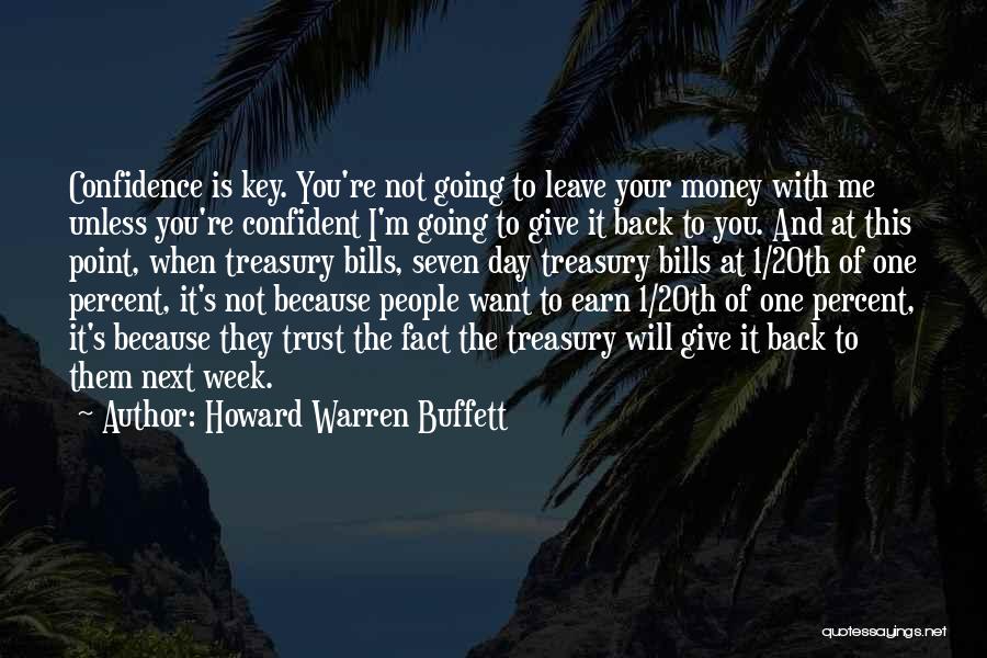 Giving Money Quotes By Howard Warren Buffett