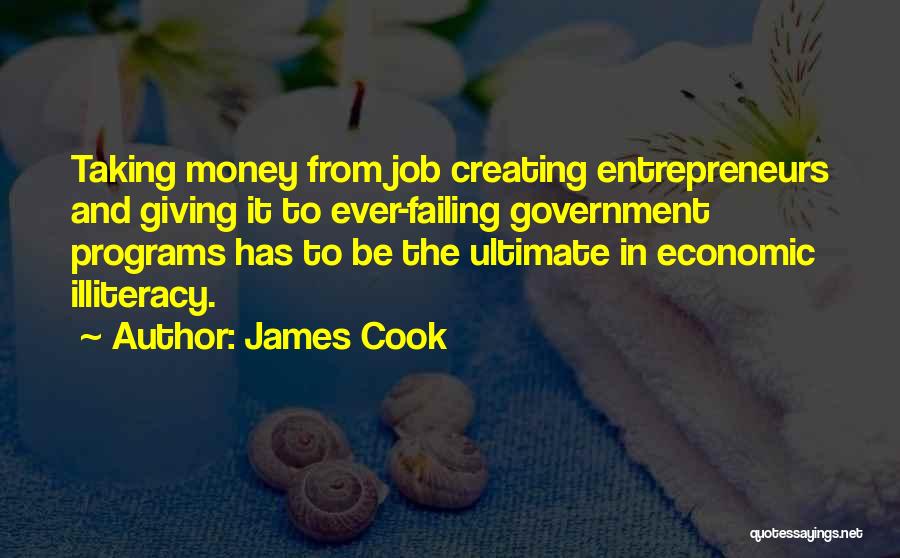 Giving Money Quotes By James Cook