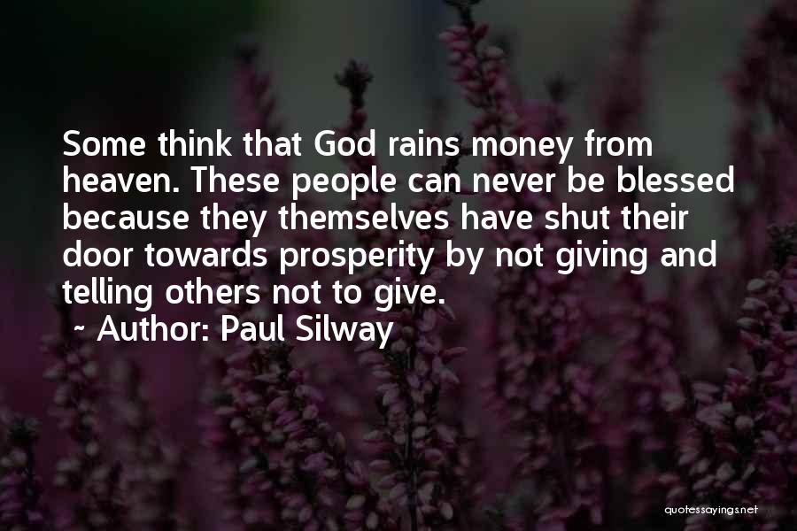 Giving Money To God Quotes By Paul Silway