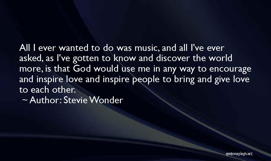Giving More Love Quotes By Stevie Wonder