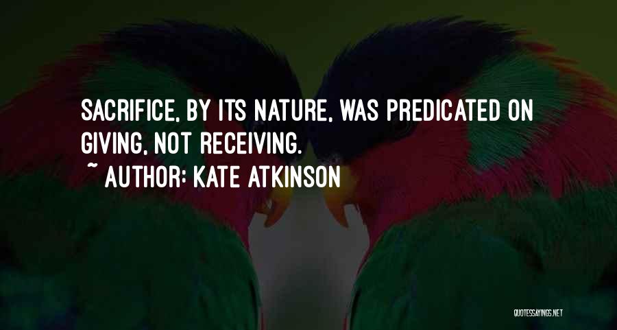 Giving Not Receiving Quotes By Kate Atkinson