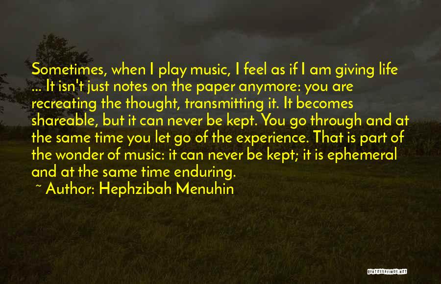 Giving Of Time Quotes By Hephzibah Menuhin