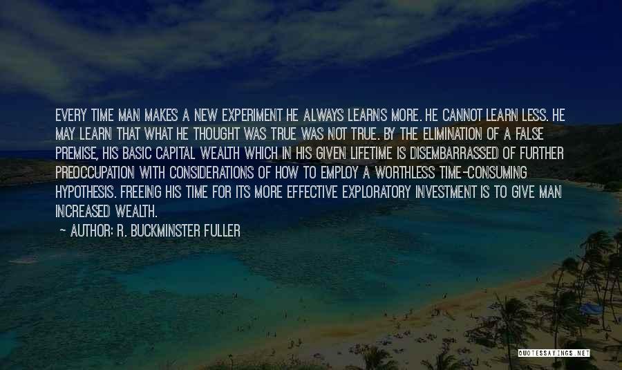 Giving Of Time Quotes By R. Buckminster Fuller