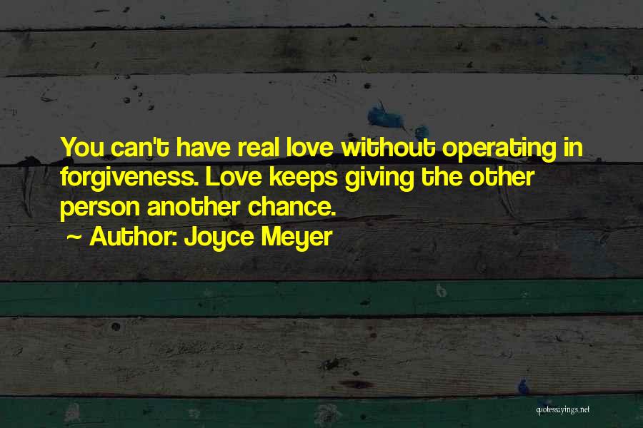 Giving Others A Chance Quotes By Joyce Meyer