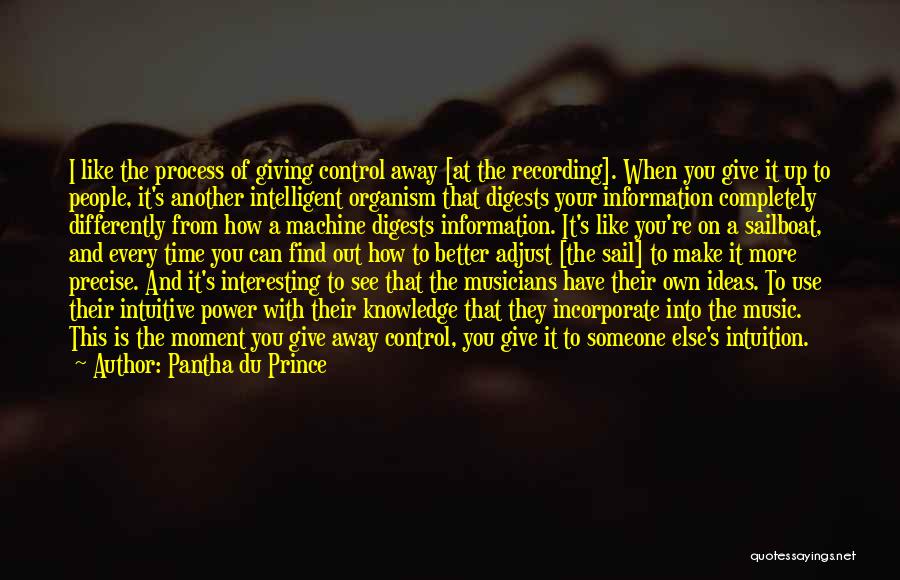 Giving Power Away Quotes By Pantha Du Prince