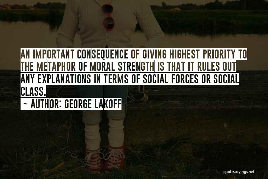 Giving Priority Quotes By George Lakoff
