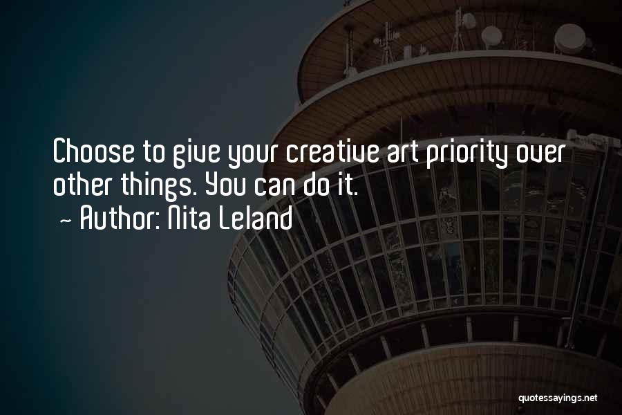 Giving Priority Quotes By Nita Leland