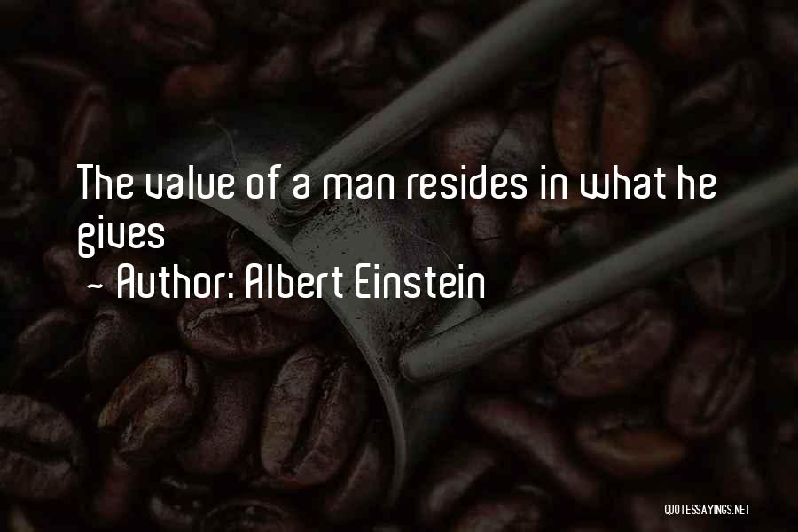 Giving Rather Than Receiving Quotes By Albert Einstein