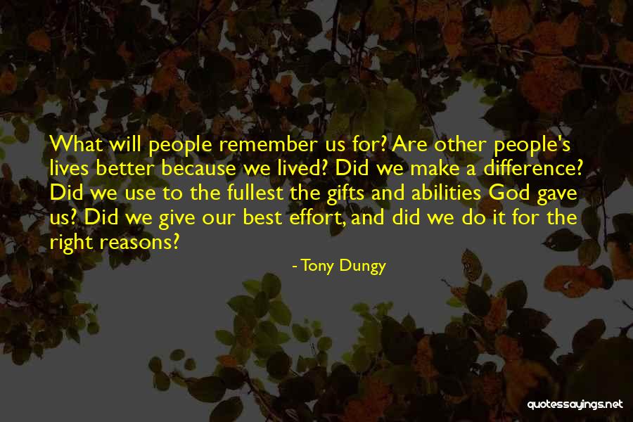 Giving Reasons Quotes By Tony Dungy Giving Reasons Quotes By Tony Dungy