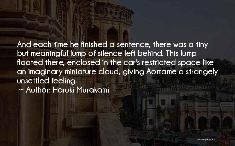 Giving Some Space Quotes By Haruki Murakami