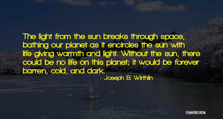 Giving Some Space Quotes By Joseph B. Wirthlin