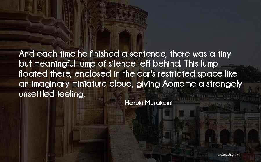 Giving Space To Someone Quotes By Haruki Murakami