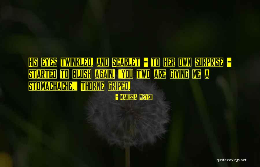 Giving Surprise Quotes By Marissa Meyer Giving Surprise Quotes By Marissa Meyer