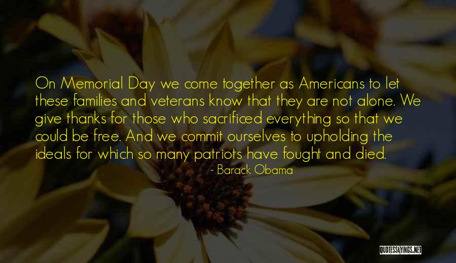 Giving Thanks Quotes By Barack Obama