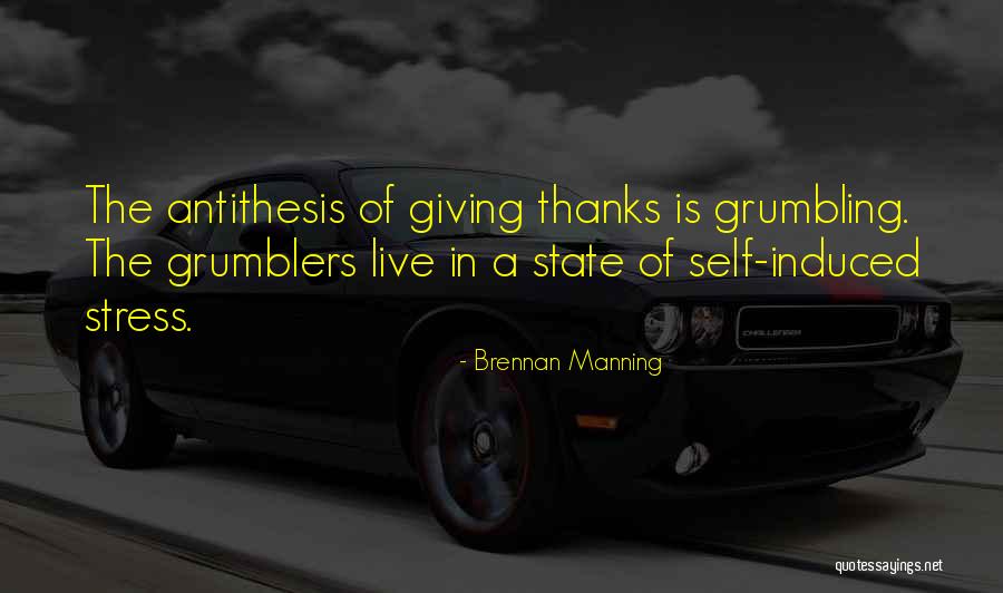 Giving Thanks Quotes By Brennan Manning