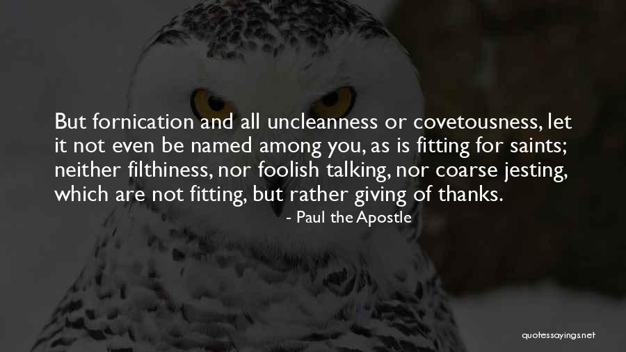 Giving Thanks Quotes By Paul The Apostle