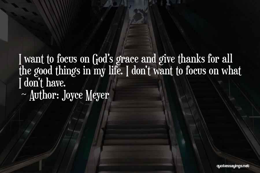 Giving Thanks To God Quotes By Joyce Meyer