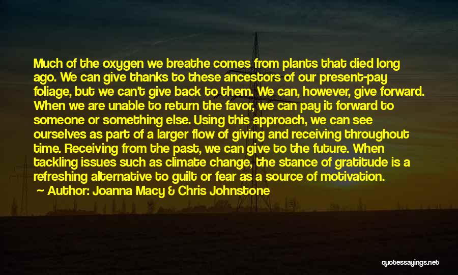 Giving Thanks To Someone Quotes By Joanna Macy & Chris Johnstone Giving Thanks To Someone Quotes By Joanna Macy & Chris Johnstone