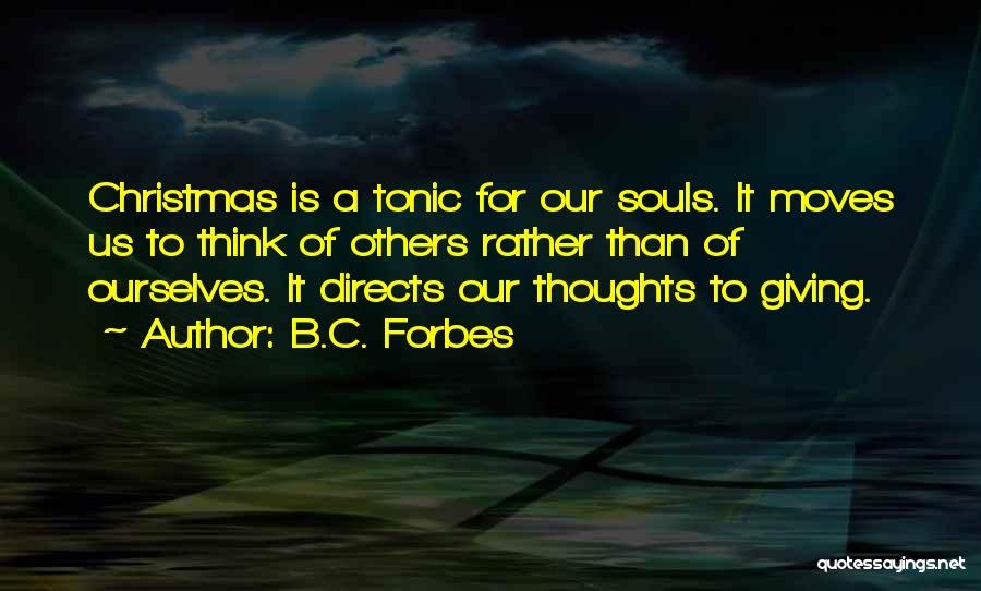 Giving This Christmas Quotes By B.C. Forbes