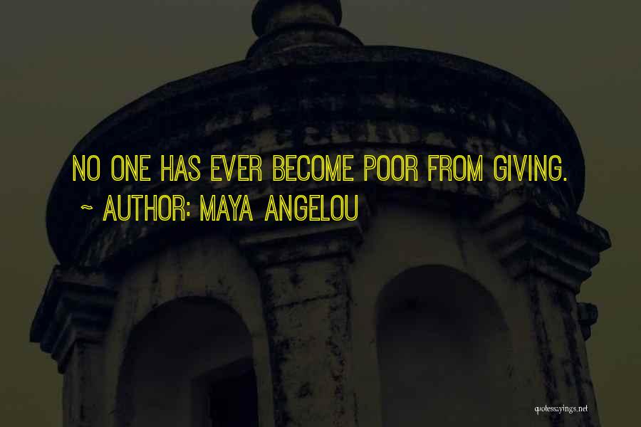 Giving This Christmas Quotes By Maya Angelou