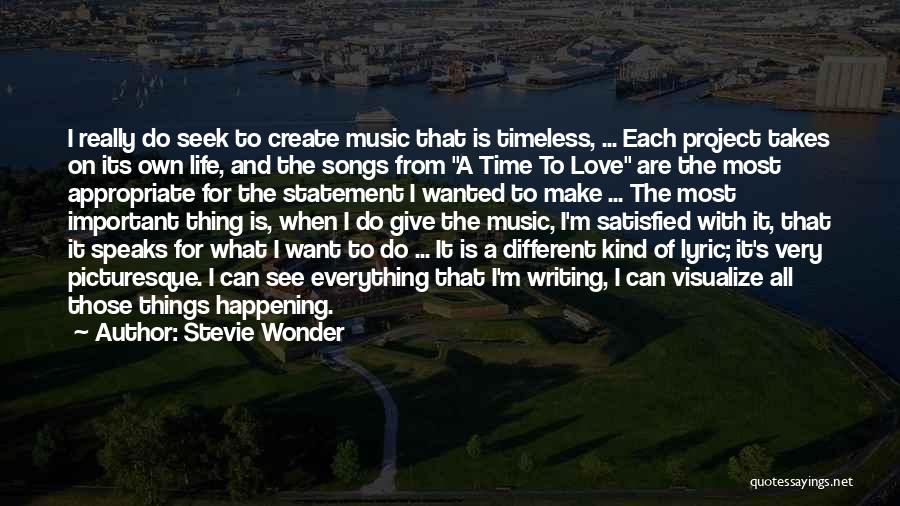 Giving Time For Love Quotes By Stevie Wonder