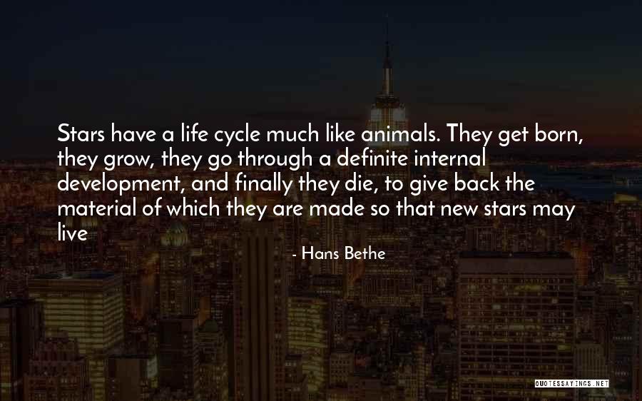 Giving To Animals Quotes By Hans Bethe Giving To Animals Quotes By Hans Bethe