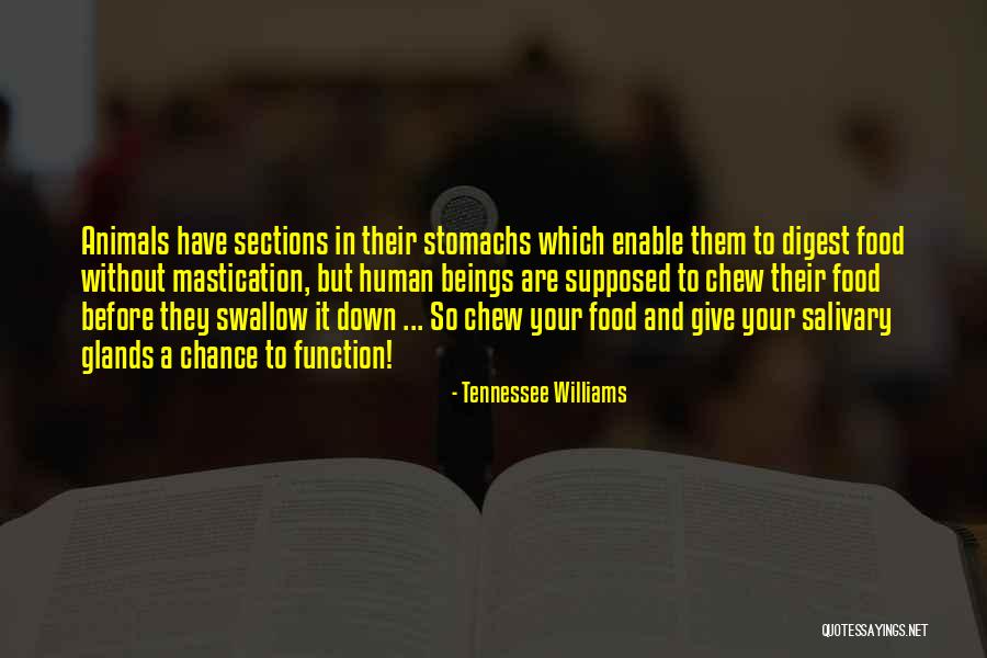 Giving To Animals Quotes By Tennessee Williams